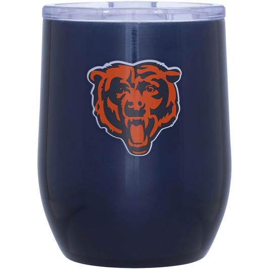 Chicago Bears 16oz Stainless Steel Travel Tumbler Curved - ToylandEU