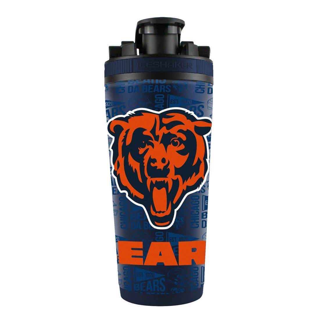 Chicago Bears 26oz Stainless Steel Ice Shaker Bottle - ToylandEU