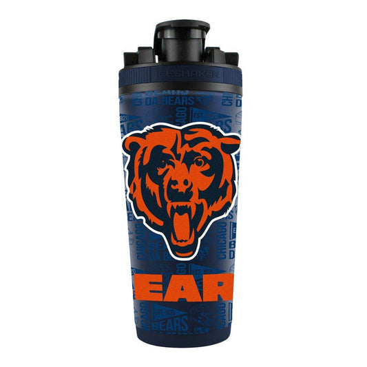 Chicago Bears 26oz Stainless Steel Ice Shaker Bottle - ToylandEU