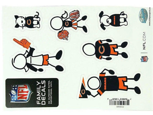  Chicago Bears 5x7 Family Decal Sheet Set Official Licensed -  ToylandEU™