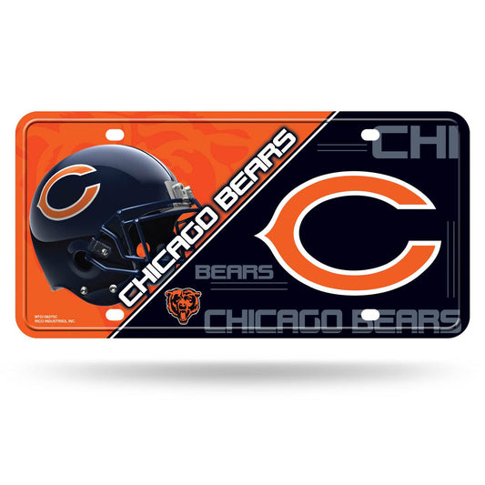 Chicago Bears Aluminum License Plate Officially Licensed - ToylandEU