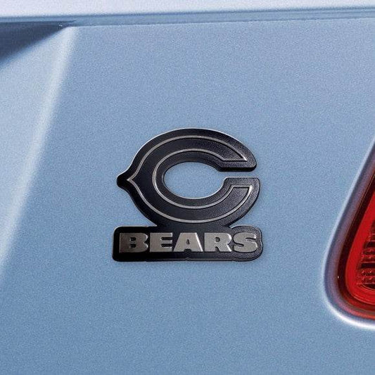 Chicago Bears Auto Emblem Premium Metal Chrome Finish - ToylandEU