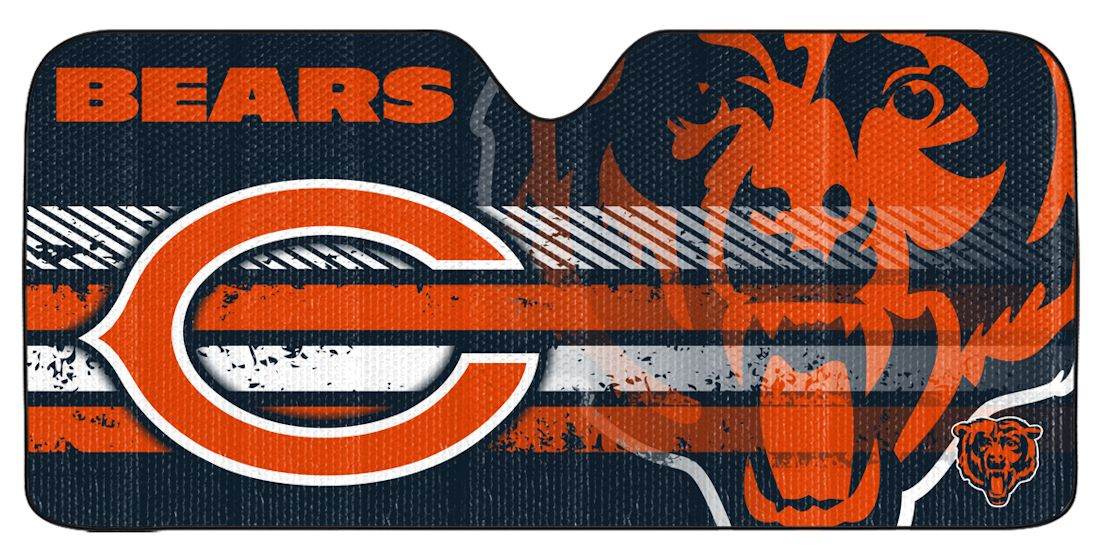 Chicago Bears Auto Sun Shade 59x27 Reflective UV Shield - ToylandEU