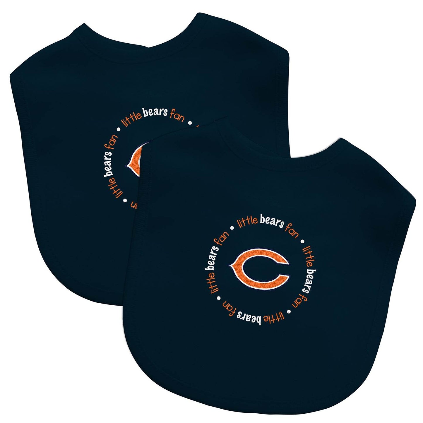 Chicago Bears Baby Bibs 2 Pack Officially Licensed Set - ToylandEU