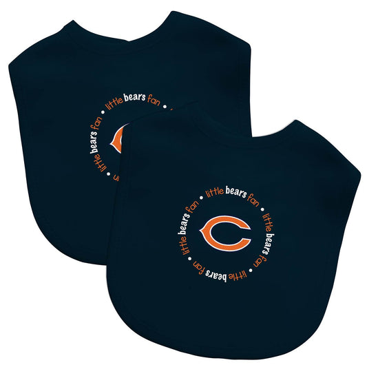 Chicago Bears Baby Bibs 2 Pack Officially Licensed Set - ToylandEU