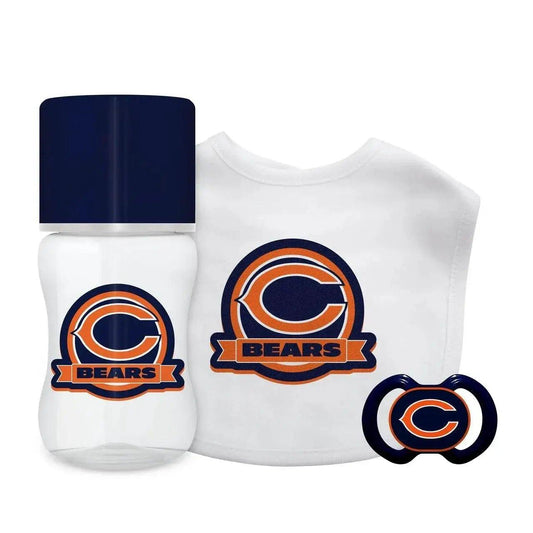  Chicago Bears Baby Gift Set 3 Piece Bib Bottle Pacifier -  ToylandEU™
