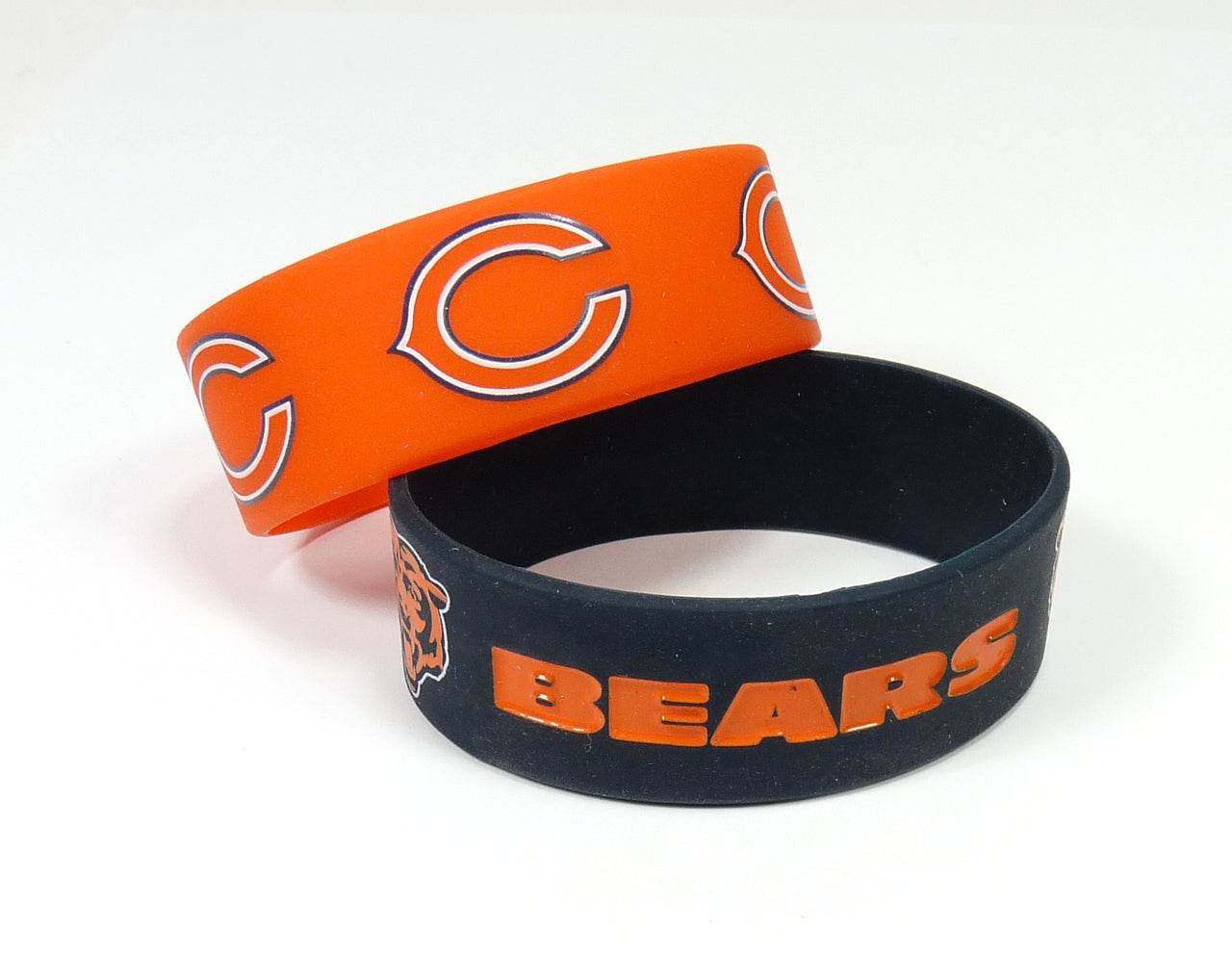 Chicago Bears Bracelets 2 Pack Wide Officially Licensed - ToylandEU