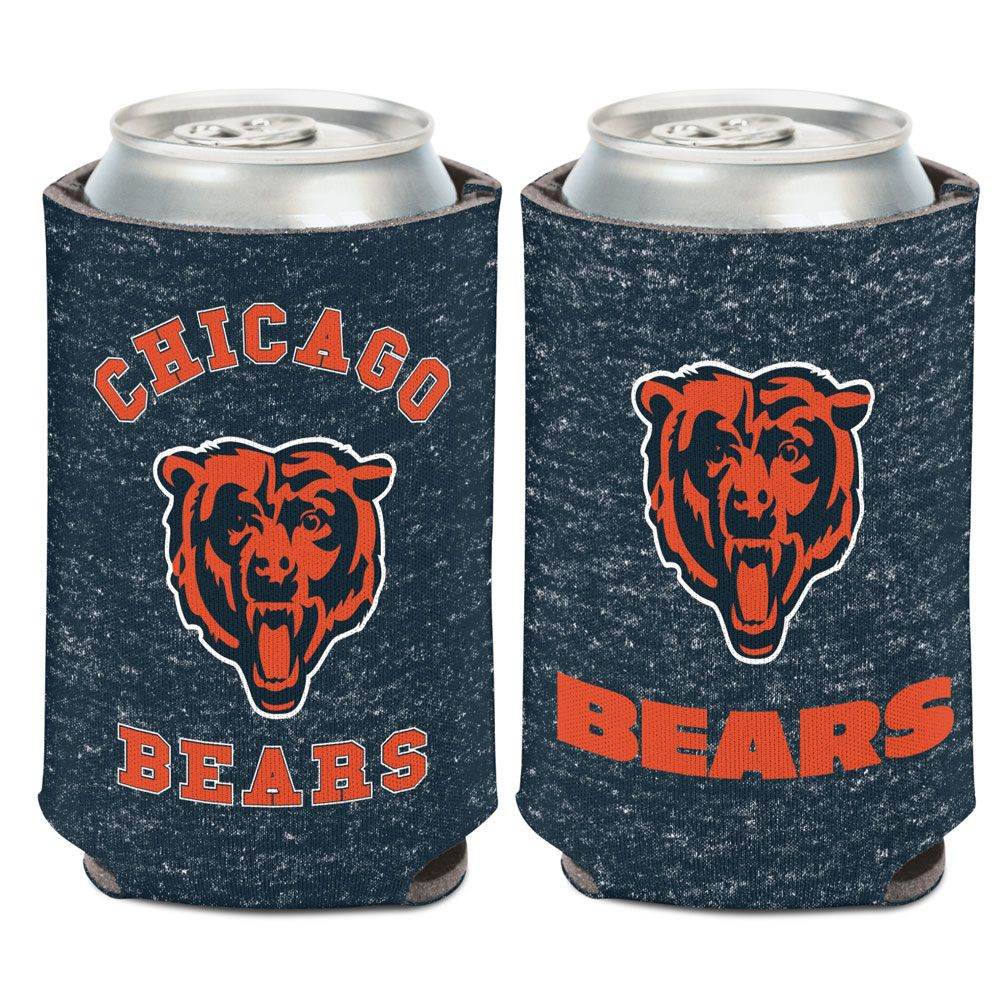Chicago Bears Can Cooler Heathered Foam Wrap 12 Oz - ToylandEU