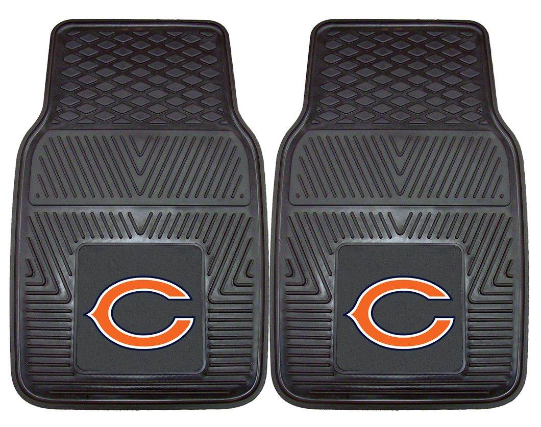 Chicago Bears Car Mats Heavy Duty 2 Piece Vinyl - ToylandEU