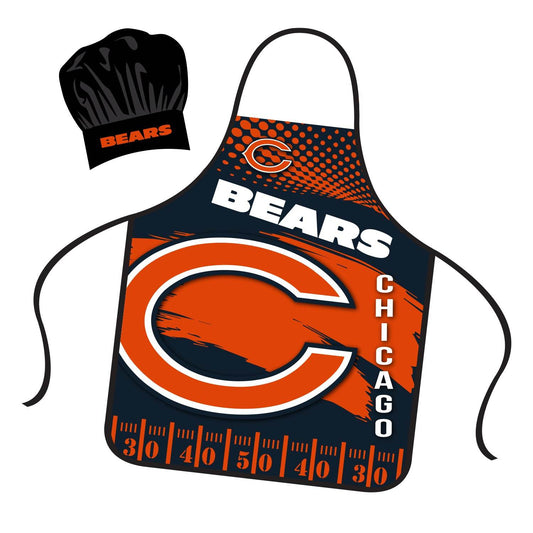 Chicago Bears Chef Hat And Apron Set For NFL Fans Everywhere - ToylandEU