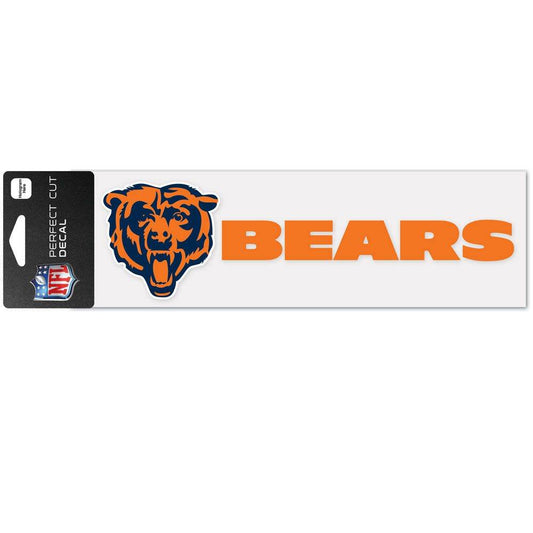 Chicago Bears Decal 3x10 Perfect Cut Wordmark Color Vinyl - ToylandEU
