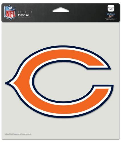 Chicago Bears Decal 8x8 Die Cut Color - ToylandEU