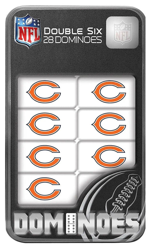  Chicago Bears Dominoes Set Double Sixes With Team Logo Tin -  ToylandEU™