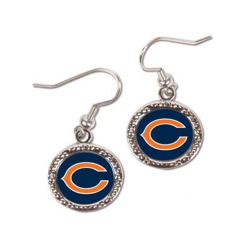 Chicago Bears Earrings Round Style Officially Licensed - ToylandEU