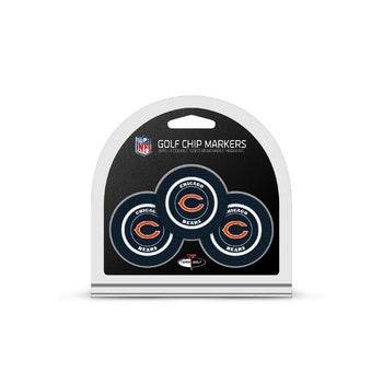 Chicago Bears Golf Chip With Marker 3 Pack By Team Golf - ToylandEU