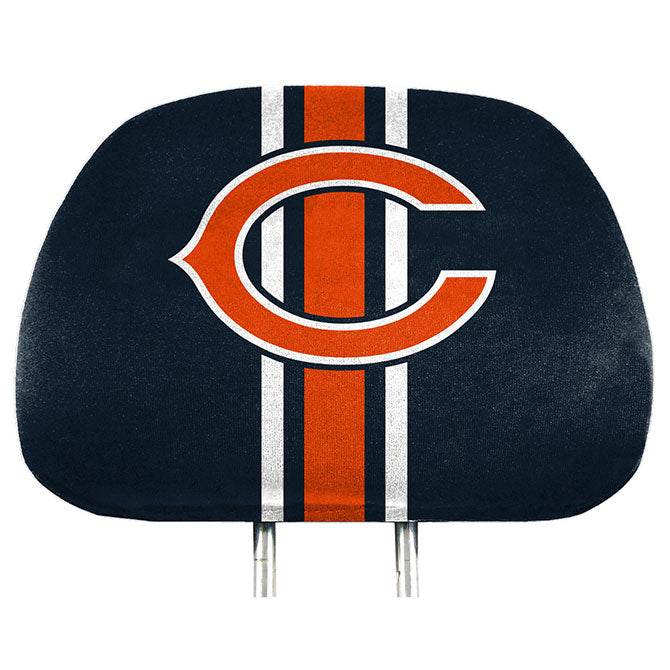 Chicago Bears Headrest Covers Full Color Printed Style - ToylandEU