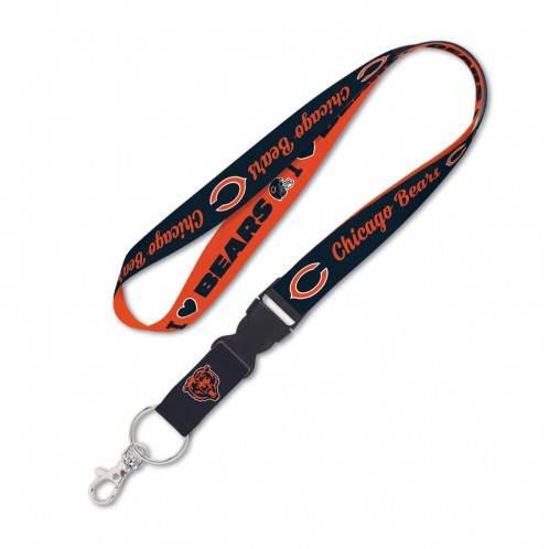Chicago Bears Lanyard With Detachable Buckle Heart Design - ToylandEU