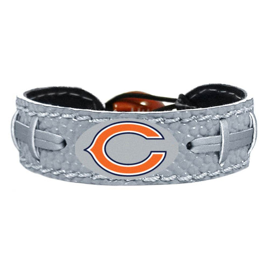 Chicago Bears Leather Football Bracelet Reflective One Size - ToylandEU