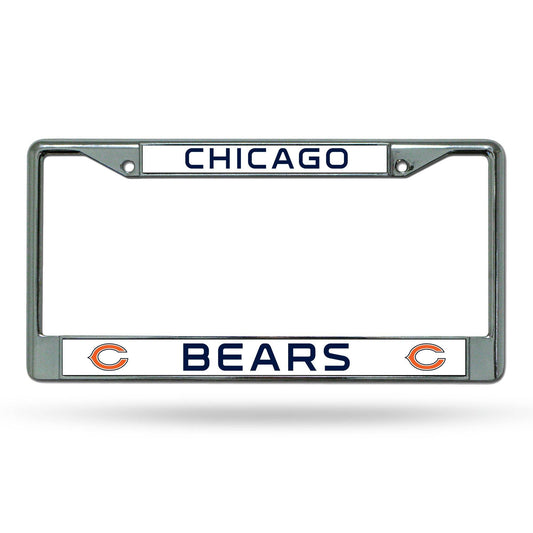 Chicago Bears License Plate Frame Chrome - ToylandEU