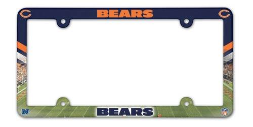 Chicago Bears License Plate Frame Plastic Full Color Style - ToylandEU