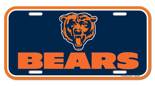 Chicago Bears License Plate Plastic - ToylandEU