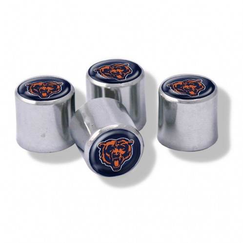 Chicago Bears Logo Valve Stem Caps Set of Four Universal Fit - ToylandEU