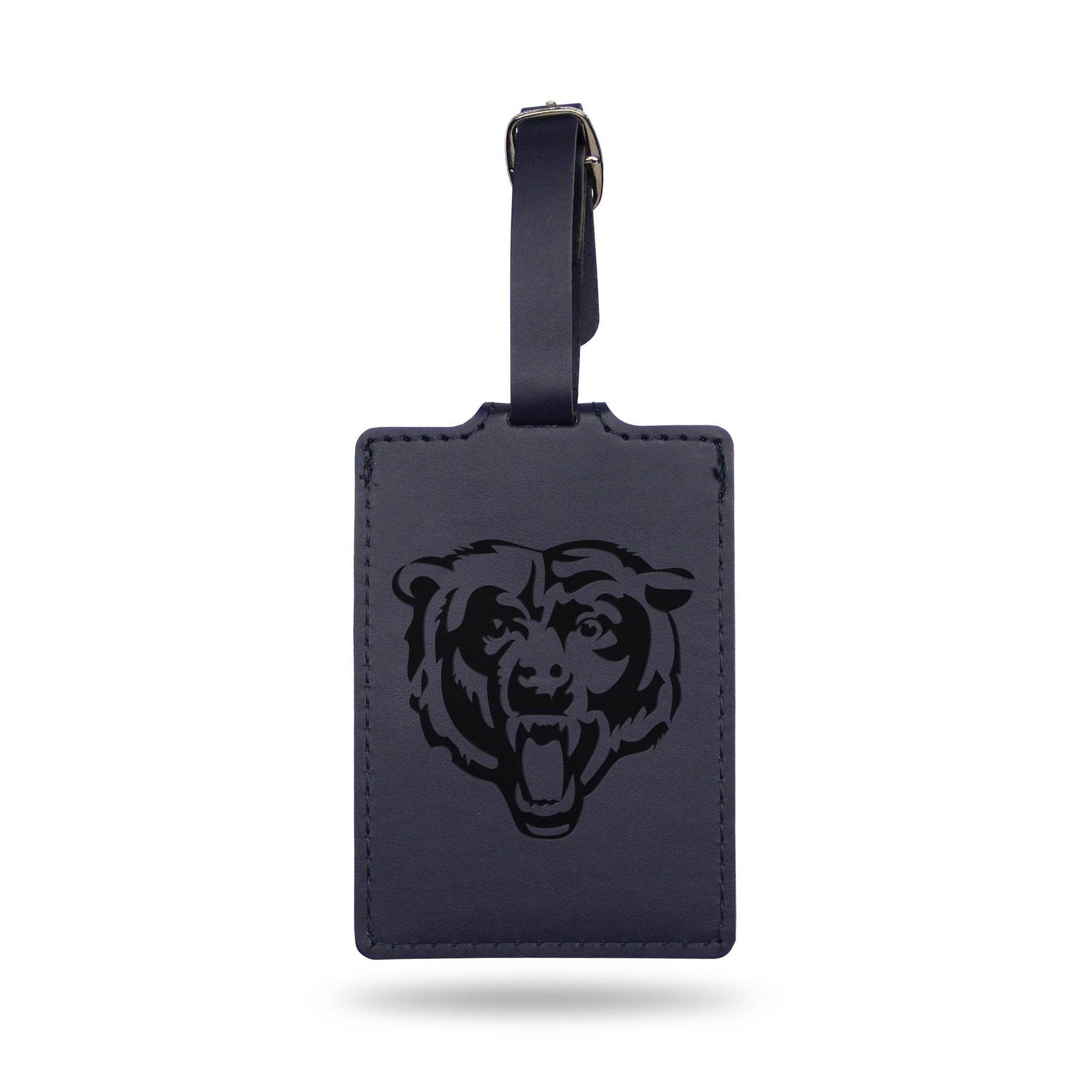 Chicago Bears Luggage Tag Laser Engraved Personal Info Card - ToylandEU