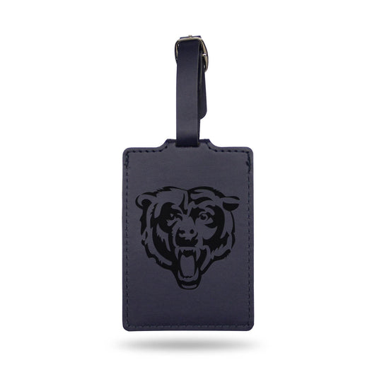 Chicago Bears Luggage Tag Laser Engraved Personal Info Card - ToylandEU