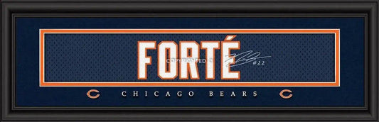  Chicago Bears Matt Forte 8x24 Signature Print Framed -  ToylandEU™