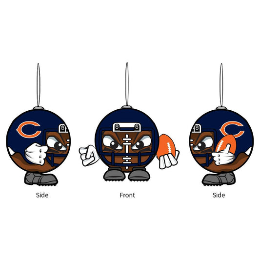 Chicago Bears Ornament Ball Head Holiday Figurine Decor - ToylandEU