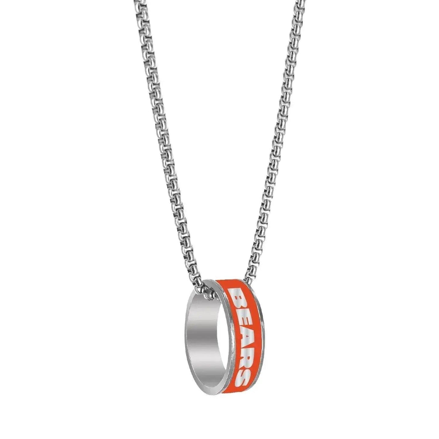  Chicago Bears Pendant Necklace Silver Ring Charm For Fans -  ToylandEU™
