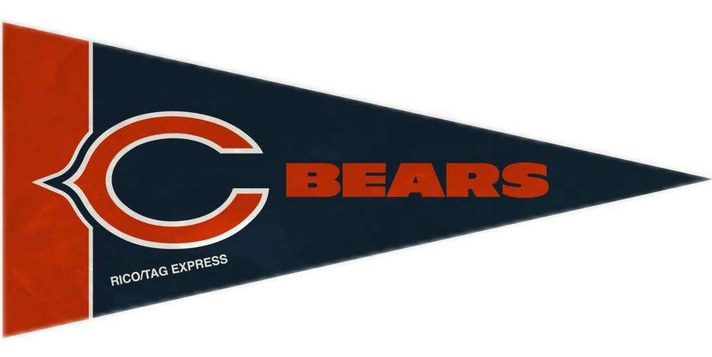 Chicago Bears Pennant Set Mini 8 Piece - ToylandEU