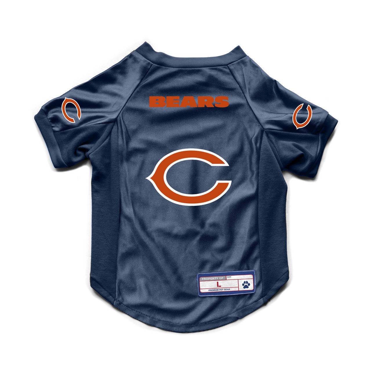 Chicago Bears Pet Jersey Dazzle Fabric Stretch Size M - ToylandEU