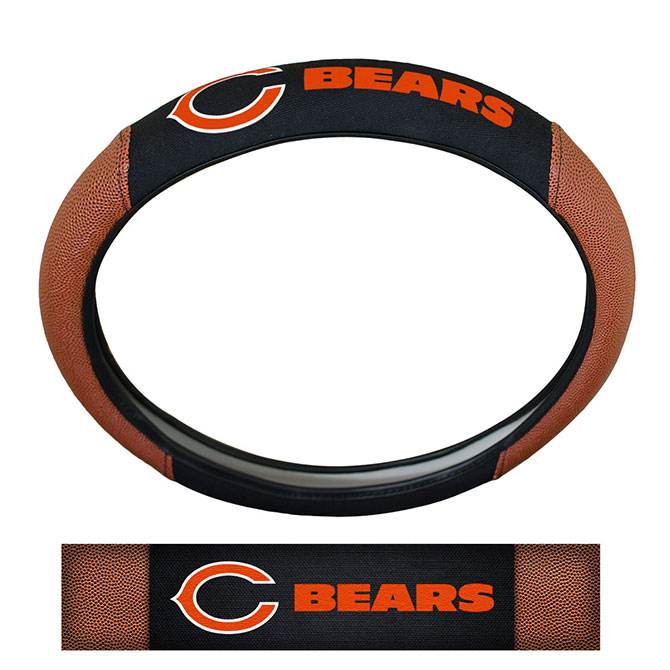 Chicago Bears Premium Pigskin Style Steering Wheel Cover - ToylandEU