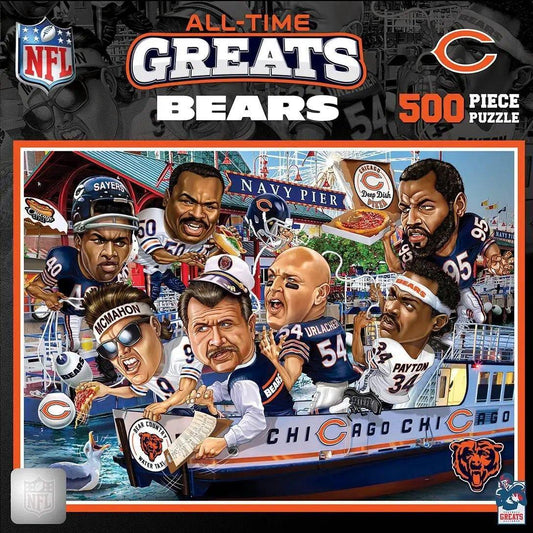  Chicago Bears Puzzle 500 Piece All Time Greats NFL -  ToylandEU™