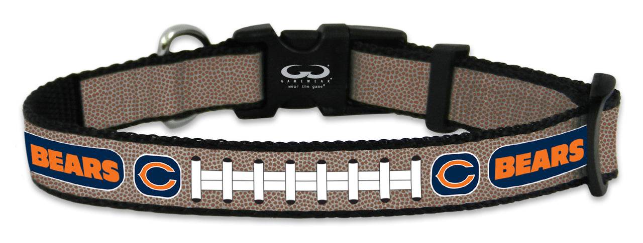 Chicago Bears Reflective Football Pet Collar Toy Size - ToylandEU