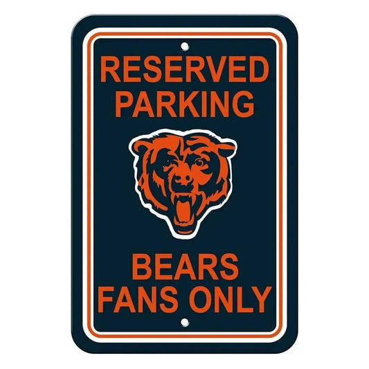  Chicago Bears Reserved Parking Sign 12x18 Durable Plastic -  ToylandEU™