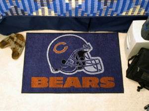 Chicago Bears Rug 19x30 Starter Helmet Design Door Mat - ToylandEU