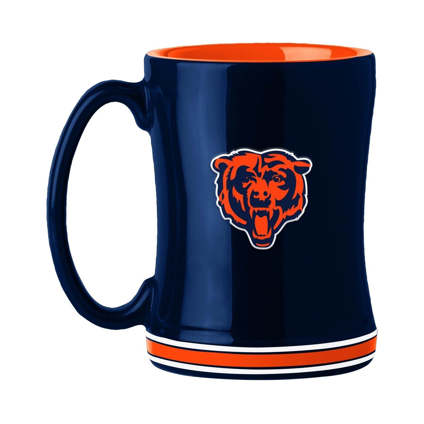Chicago Bears Sculpted Relief 14oz Ceramic Coffee Mug - ToylandEU