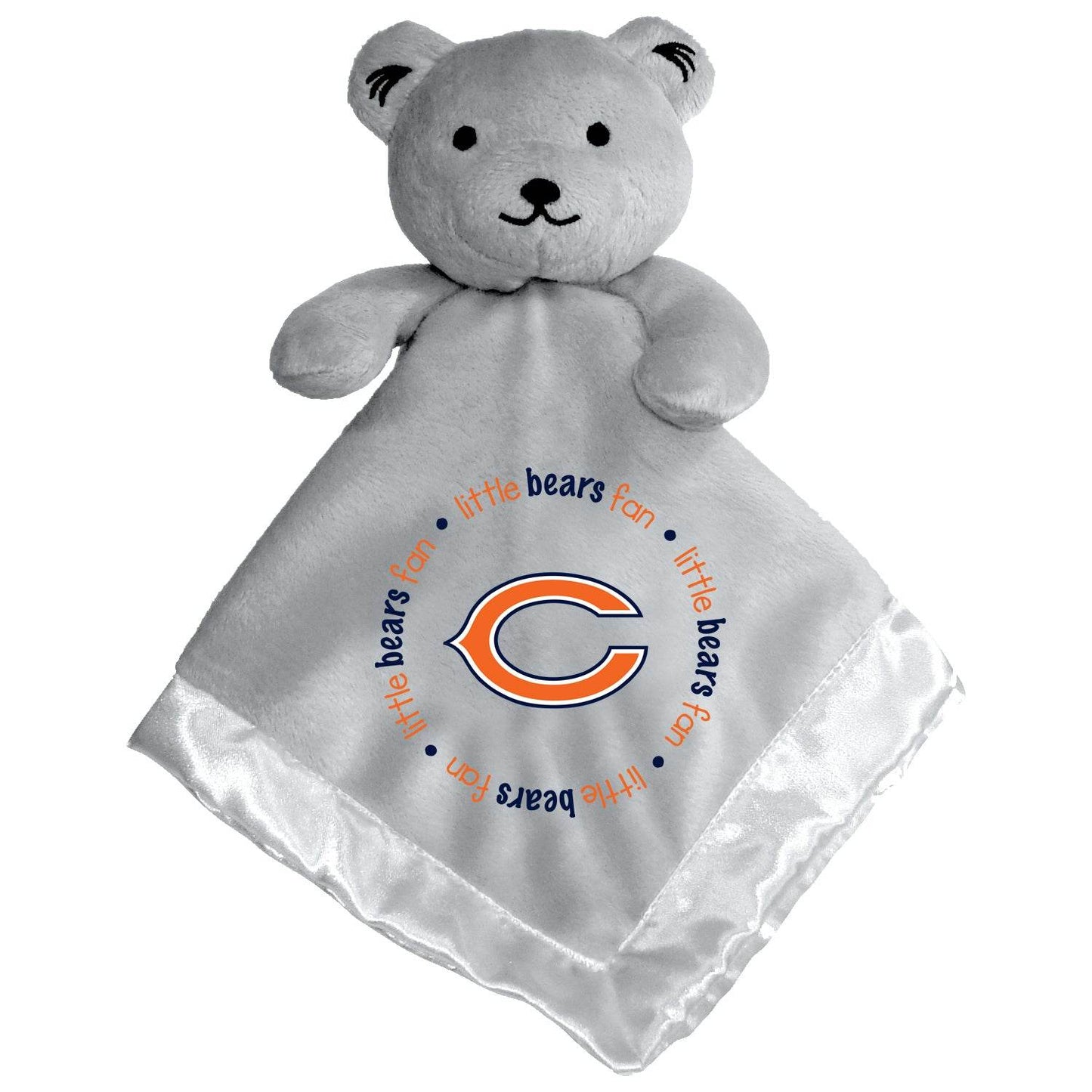 Chicago Bears Security Bear Gray Plush With Satin Lining - ToylandEU