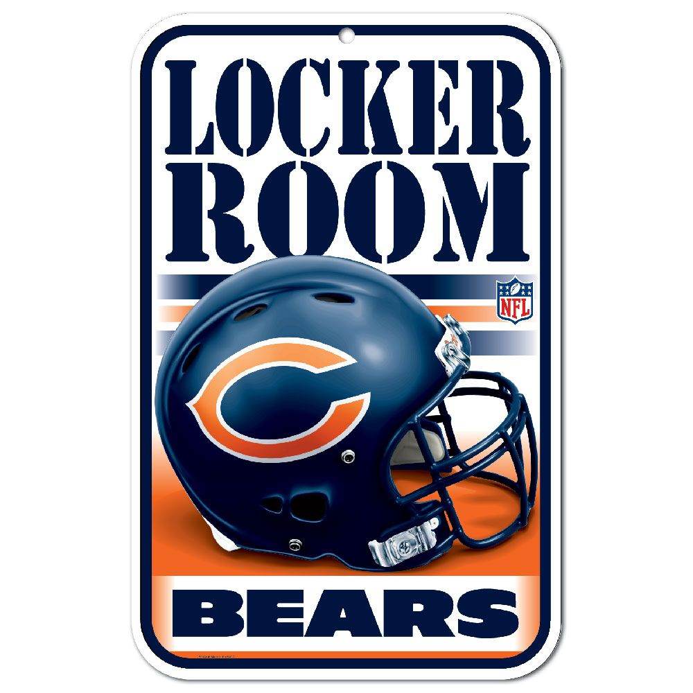 Chicago Bears Sign 11x17 Plastic Locker Room Design - ToylandEU