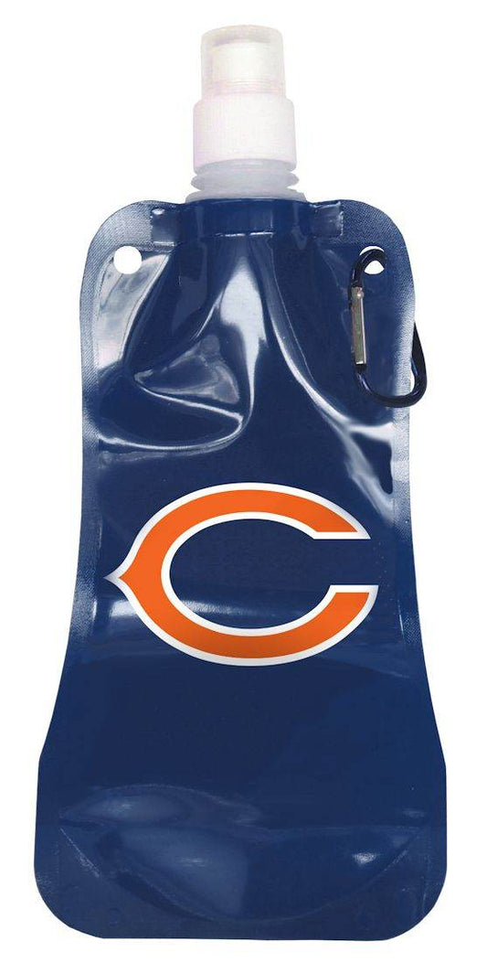 Chicago Bears Water Bottle Sixteen Oz Foldable BPA Free - ToylandEU