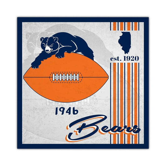  Chicago Bears Wood Sign 10x10 Album Design Home Decor -  ToylandEU™