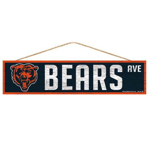 Chicago Bears Wood Sign 4x17 With Team Logo By Wincraft - ToylandEU