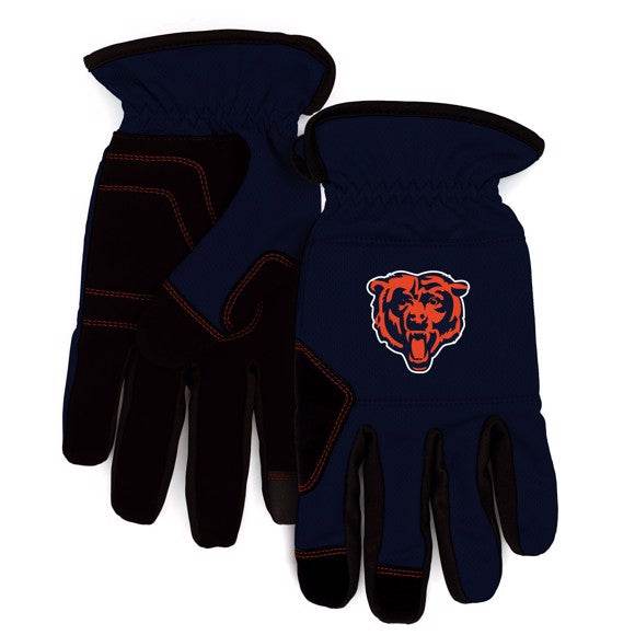 Chicago Bears Work Glove Padded Durable Grip Breathable - ToylandEU