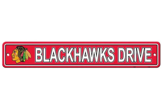  Chicago Blackhawks 4x24 Plastic Street Sign CO Decor -  ToylandEU™