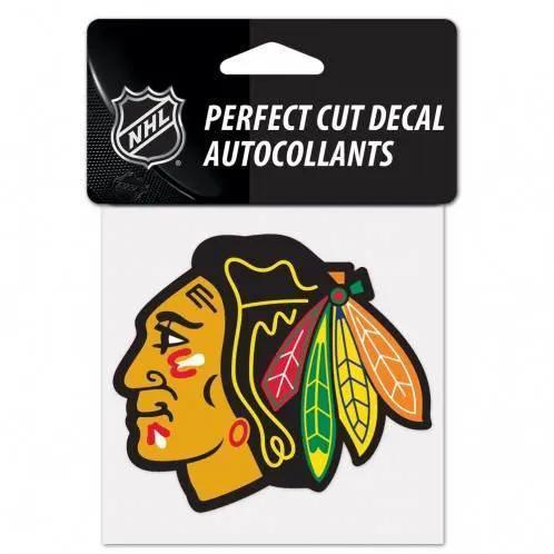  Chicago Blackhawks 4x4 Perfect Cut Color Decal Outdoor -  ToylandEU™