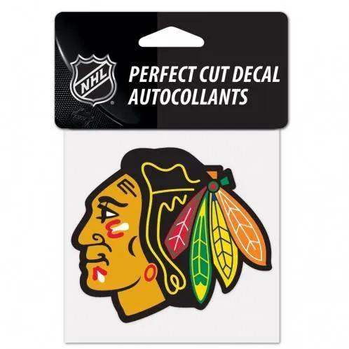  Chicago Blackhawks 4x4 Perfect Cut Color Decal Outdoor -  ToylandEU™