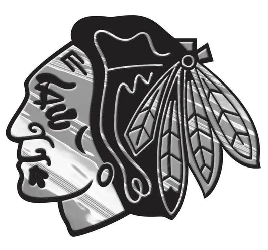  Chicago Blackhawks Auto Emblem - Silver -  ToylandEU™