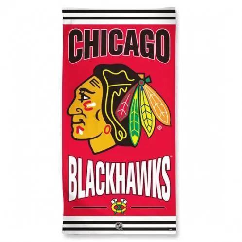  Chicago Blackhawks Beach Towel 30x60 Velour Cotton Official -  ToylandEU™